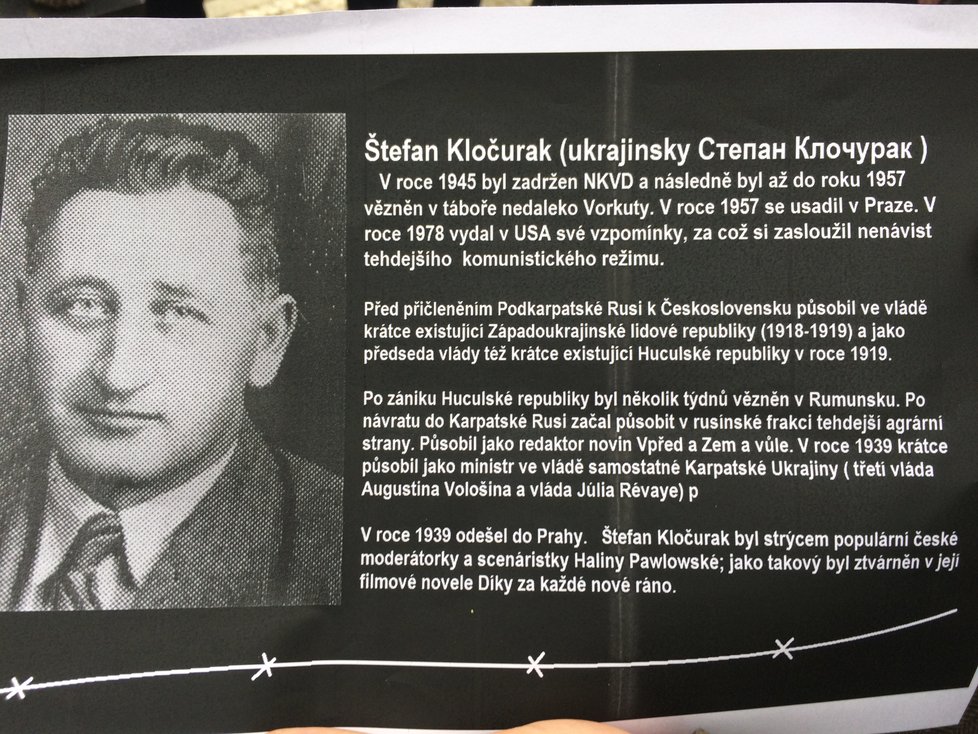 Desítky lidí si přišly připomenout oběti sovětských represí, které Československo postihly jen několik dní po válce. Mezi nimi byl i Štefan Kločurak, který měl na rozdíl od mnoha jiných to štěstí, že věznění přežil.