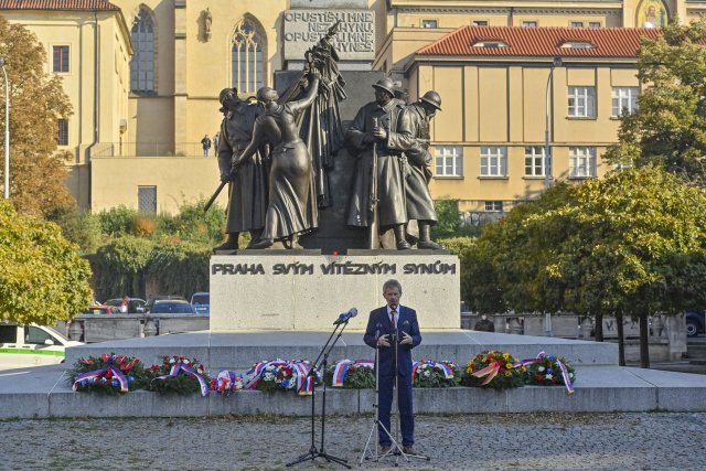 U pomníku Praha svým vítězným synům se 28. října 2021 uskutečnilo vzpomínkové setkání k uctění památky padlých legionářů.