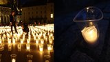 Zemanova pieta za oběti covidu: 30 tisíc svíček zkroutilo kelímky od piva