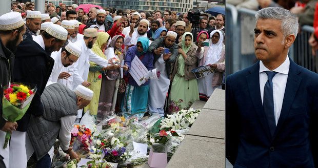 Muslimský starosta při pietě v Londýně: Nechutné činy nejsou ve jménu nás