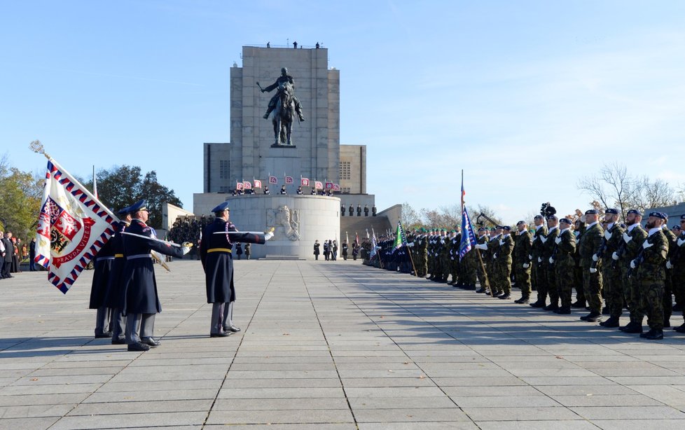 Pietní akt při příležitosti 101. výročí vzniku Československa se konal 28. října 2019 v Praze na Vítkově