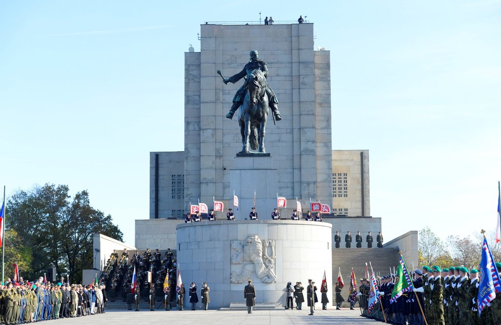 Pietní akt při příležitosti 101. výročí vzniku Československa se konal 28. října 2019 v Praze na Vítkově