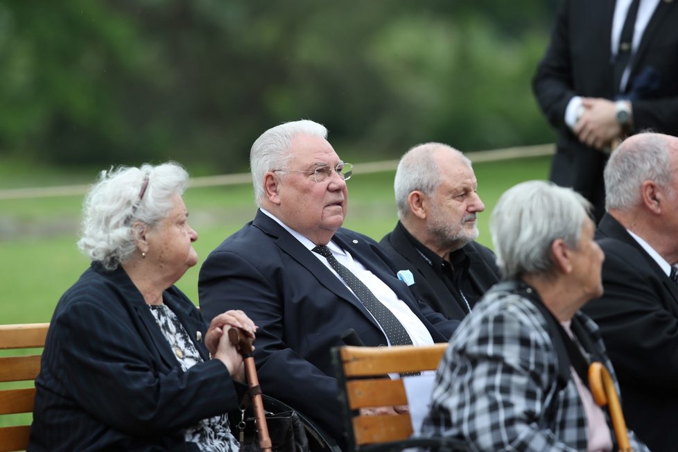 Pietní akt v Lidicích, kterého se účastnil i prezident Miloš Zeman (10.6.2020)