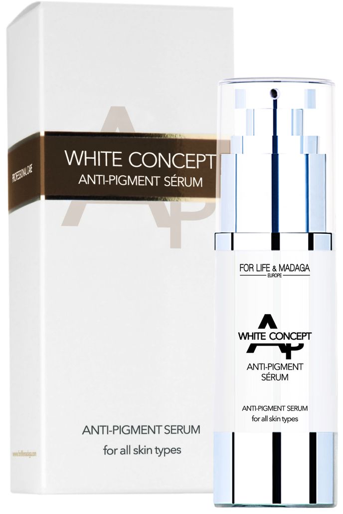 Depigmentační sérum White Concept Anti-Pigment, For Life and Madaga, forlifemadaga.com, 850 Kč/30 ml