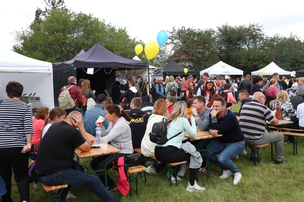 Tradiční F.O.O.D. piknik v parku Ladronka. Pro návštěvníky je k dispozici 120 stánků a food trucků, které nabízejí jídlo z různých koutů světa.