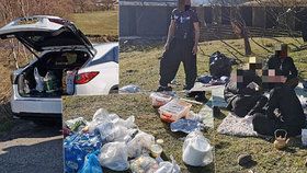 Policie narazila na podezřelou skupinku: V časech zákazu vycházení na pikniku pojídali kebab a kouřili vodní dýmku