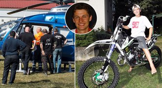 Svědci o drsném pádu freestyle motokrosaře Piláta: Talent Česák má nehodu před očima!