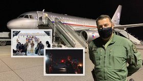 Český pilot se vrátil z Kábulu: Povedlo se mu bezpečně přivézt velvyslance i afghánské spolupracovníky. Na palubě měl i miminka.