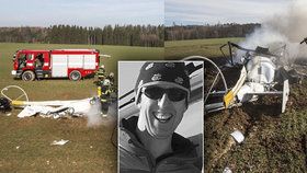 Pilot Michal B. (†44) zemřel se svým žákem (†27) při pádu vrtulníku na Náchodsku: Policie případ odložila!