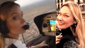 Krásná pilotka se stala hvězdou internetu.