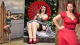 Sexy holky z kalendáře! Milovnice pin-up stylu pózovaly pro dobrou věc