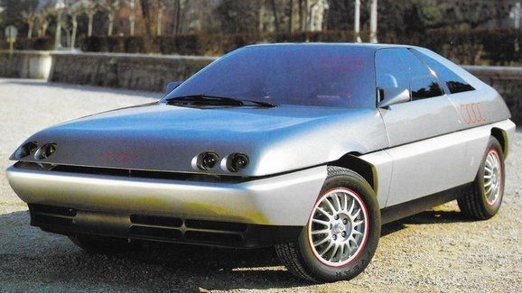 Pininfarina Audi Quartz (1981): Kupé s technikou Quattra spoléhalo na moderní materiály