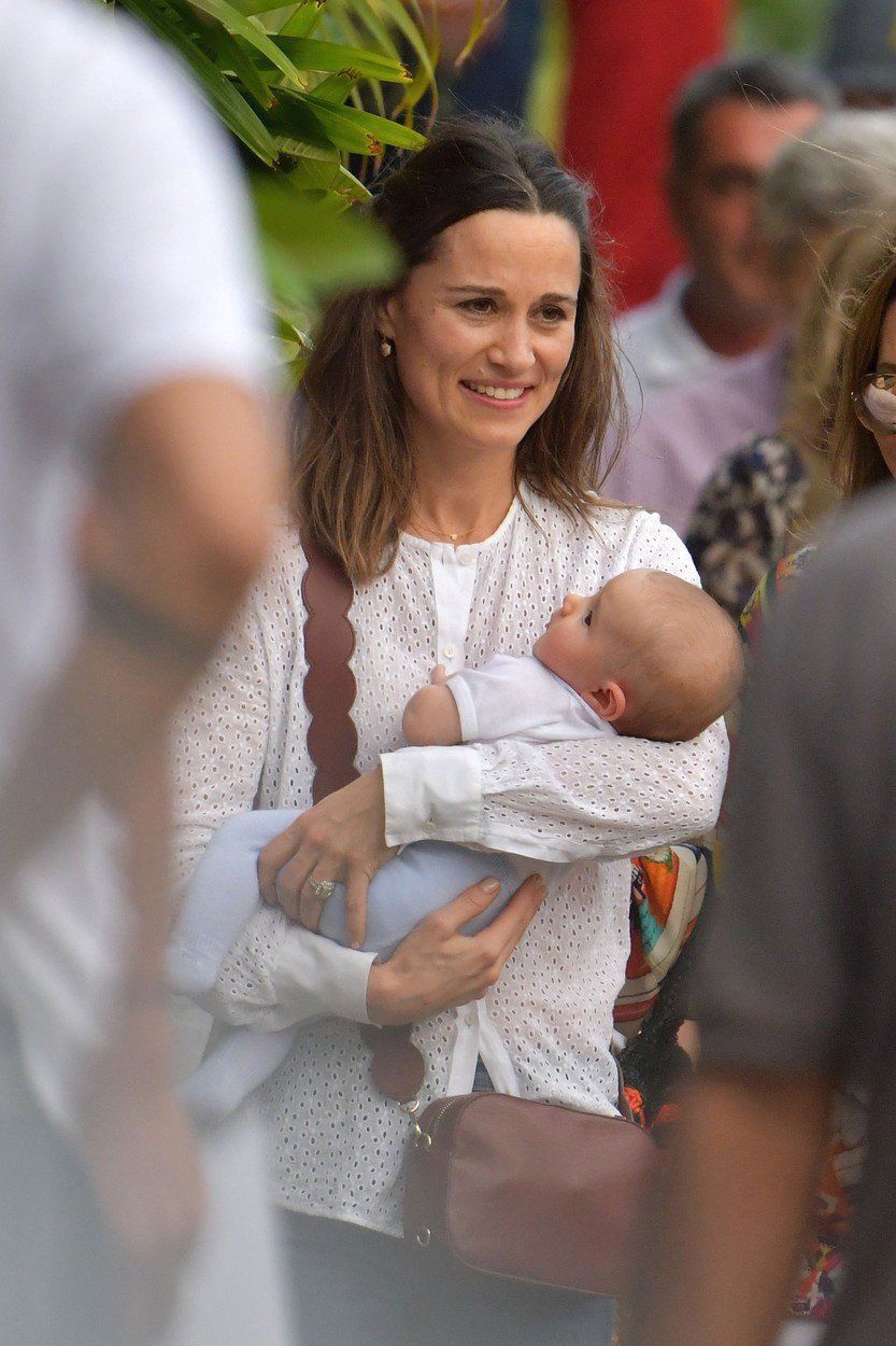 Pippa Middleton se synem Arthurem