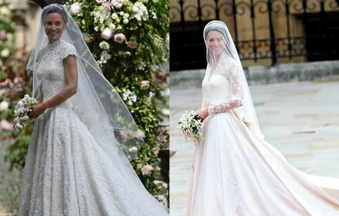 Kate vs. Pippa: Které to na svatbě slušelo víc a co oblékla vévodkyně na sňatek sestry? 