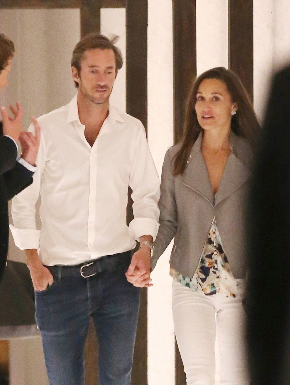 Pippa Middleton a její nastávající James Matthews.