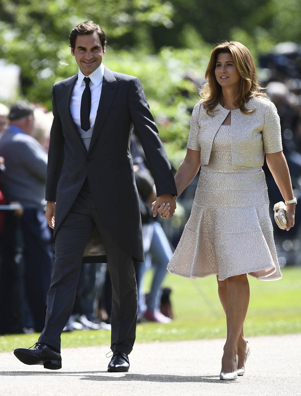 Roger Federer a jeho žena Mirka