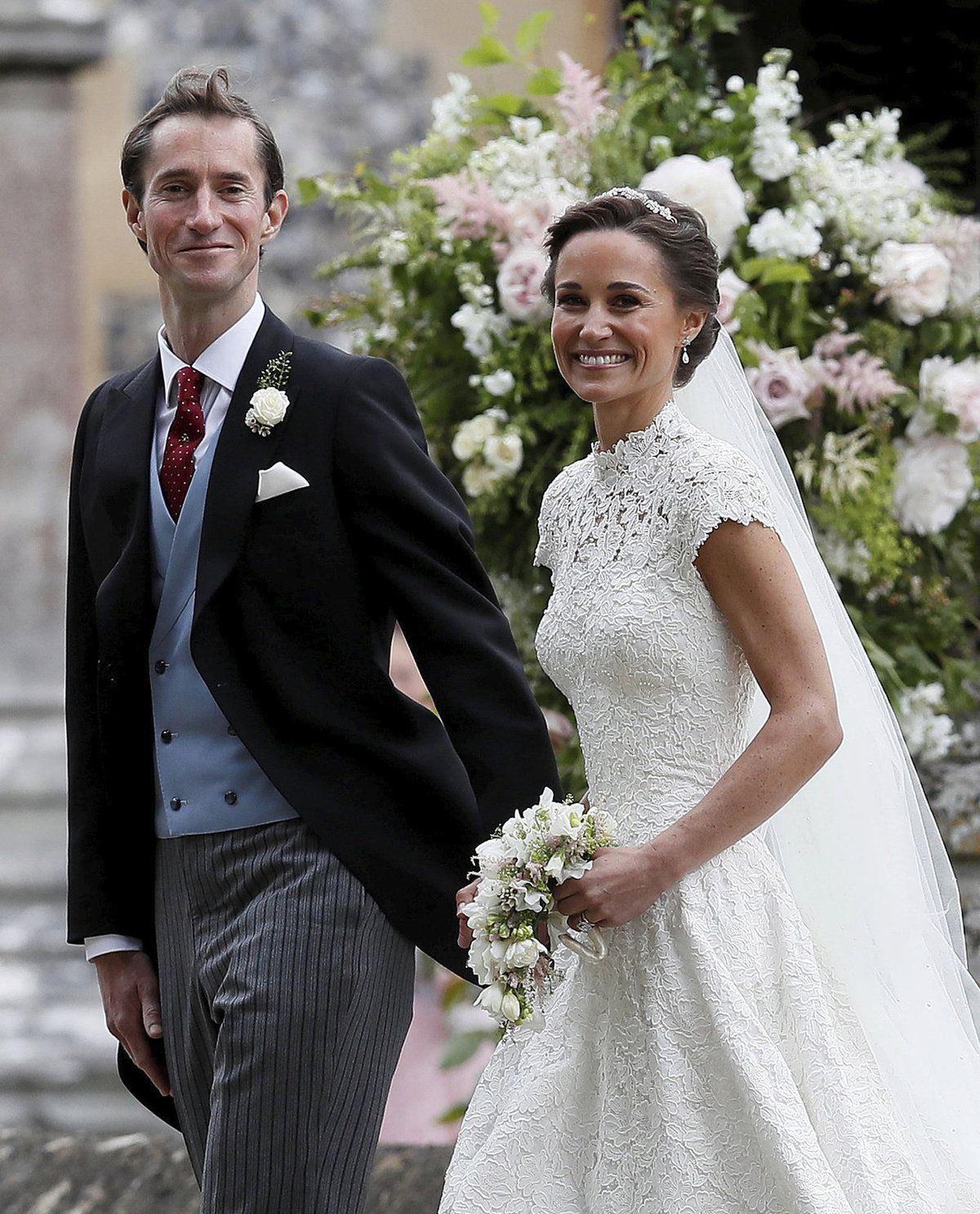 Nevěsta Pippa Middleton a ženich James Matthews