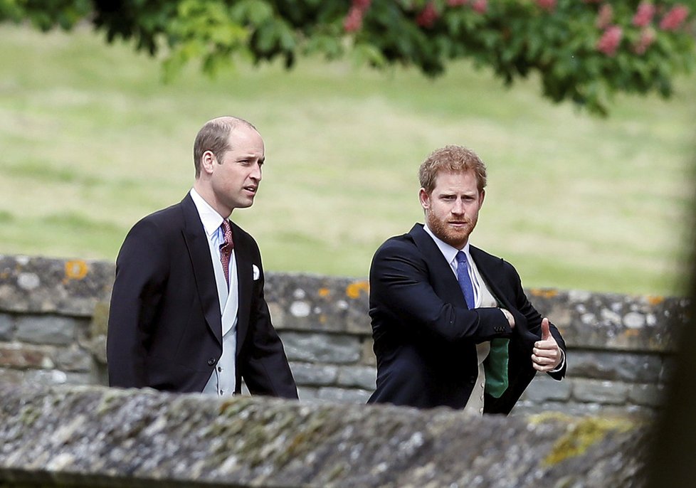 Princové William a Harry