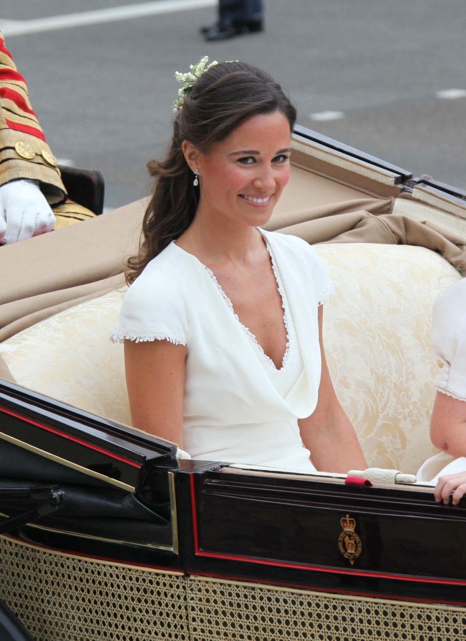 Pippa Middleton v roce 2011, na svatbě své sestry Kate