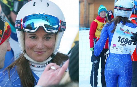 Nejslavnější zadeček v lyžařské kombinéze! Pippa Middleton vytáhla na svahu svou nejsilnější zbraň
