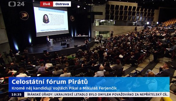 Celostátní sněm Pirátů v Ostravě (11.1.2020)