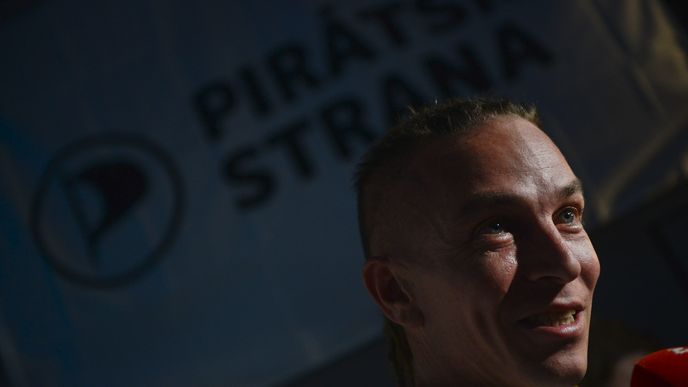 Předseda Pirátské strany Ivan Bartoš