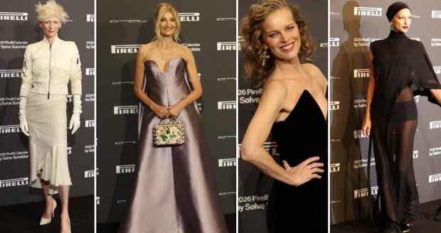 Galavečer Pirelli: Dokonalá Maxová a světové krásky! Jsme u toho.