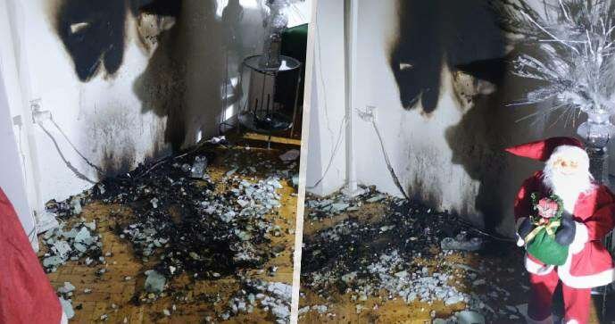 Požár adventního věnce zranil dítě i dva dospělé.