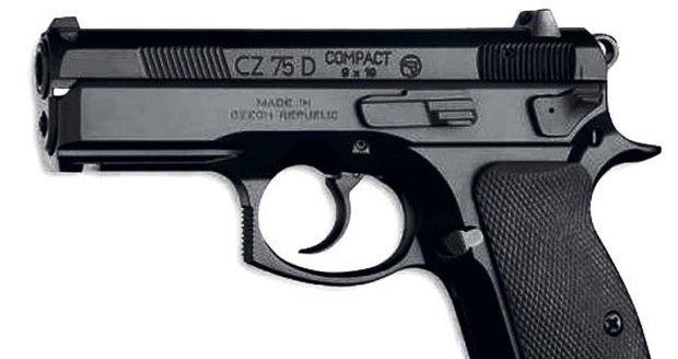 CZ 75 D Compact, jedna z nejpoužívanějších pistolí ozbrojenými složkami ve světě. Koncept zbraně dnes kopíruje více než desítka výrobců.