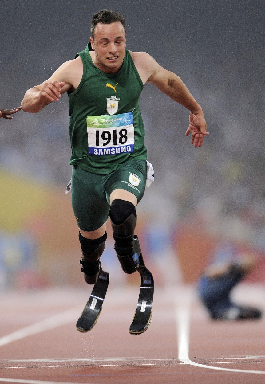 Handicapovaný atlet Oscar Pistorius