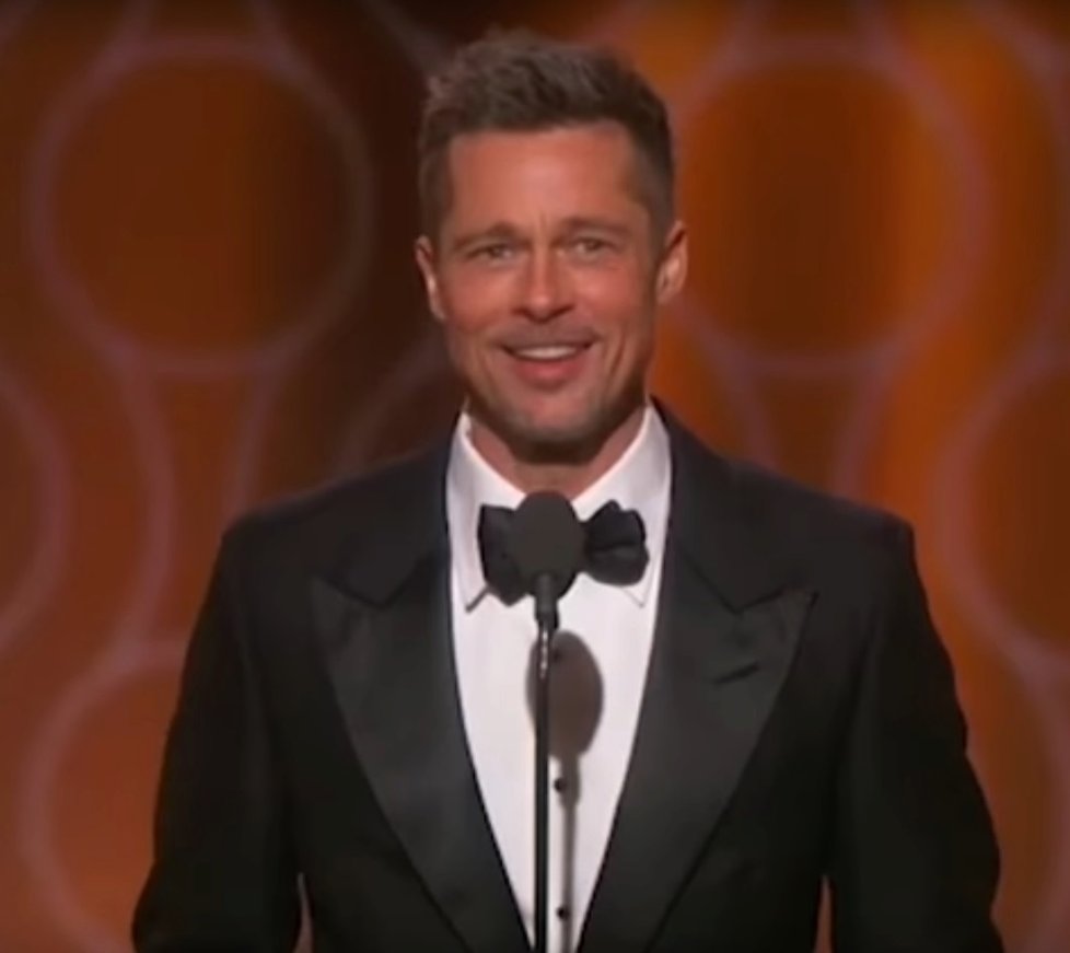 Brad Pitt pocítil velkou podporu od kolegů a přátel na předávání Zlatých Glóbů.