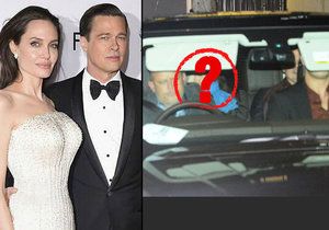 Brad Pitt si odvezl tajemnou ženu autem.
