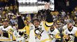 Hokejisté Pittsburghu slaví obhajobu Stanley Cupu