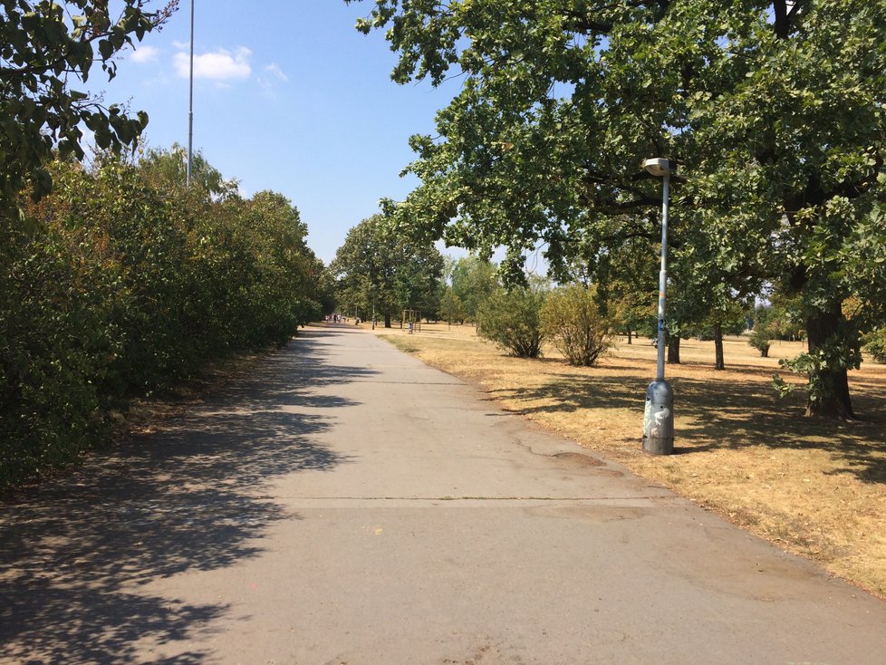 Nové omezení zakazuje do Letenských sadů vjezd kolům o šířce vyšší než 1,2 metru.