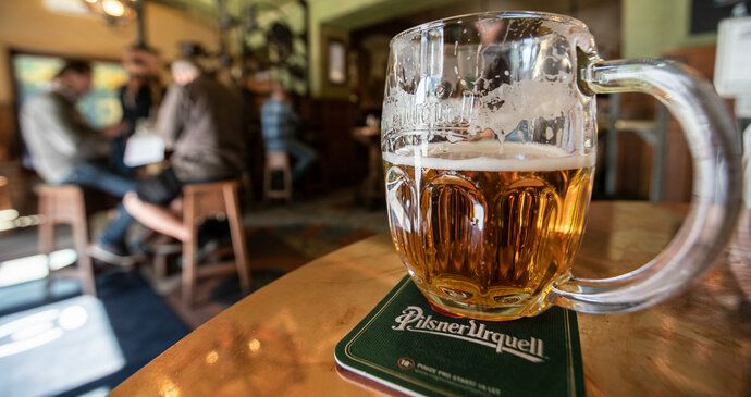 Pití piva v Česku (ilustrační foto)