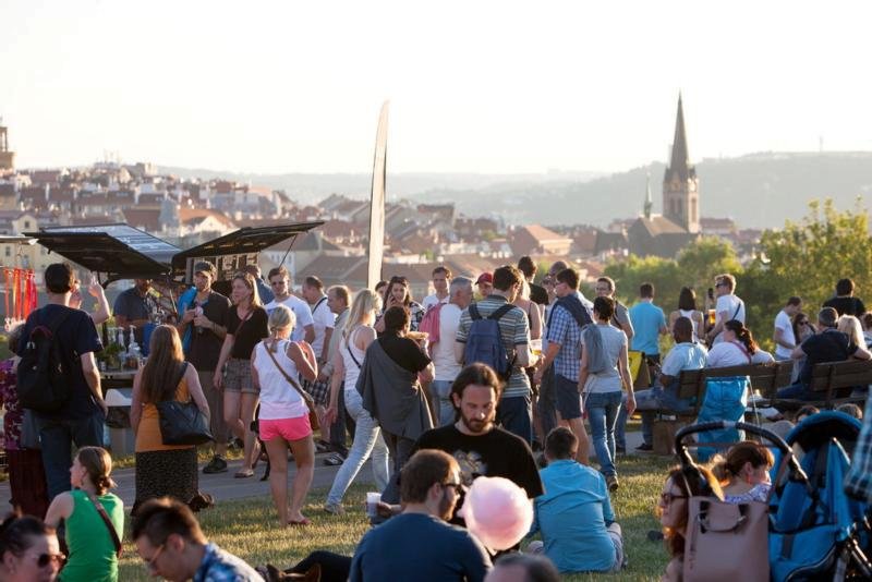 Pivní festival Žižkovské pivobraní.