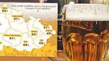 Češi jsou v pití piva dál na evropské špičce. A v čem je první Brno?