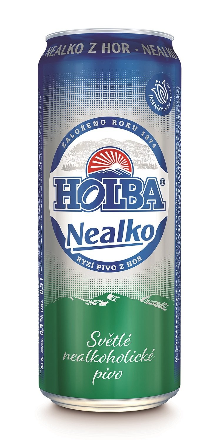 V horkých letních dnech by mohlo přijít tatínkovi k chuti nové nealko pivo Holba plné toho nejlepšího z čisté jesenické přírody.