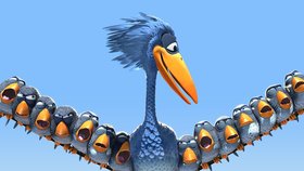 Třicet let skvělých nápadů – to je Pixar. • Krátký animovaný film Pro ptáky (For the Birds).