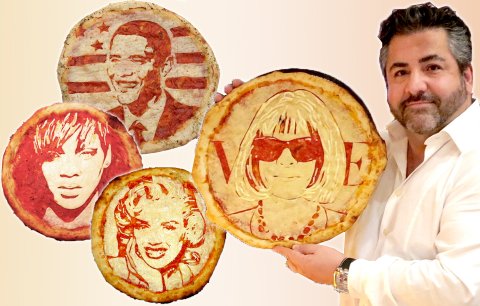 Pizza jako umění: Dejte si Rihannu s mozzarelou a Marilyn s kečupem