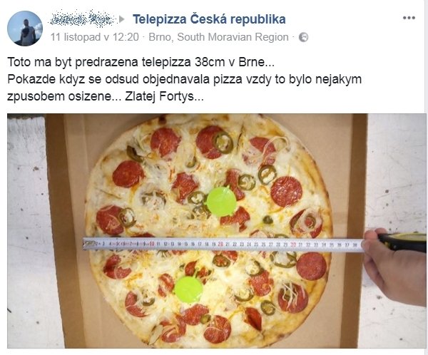 Nespokojené reakce zákazníků řetězce Telepizza