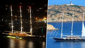 Největší plachetnice na světě zakotvila u Korsiky: Komu luxusní loď patří?