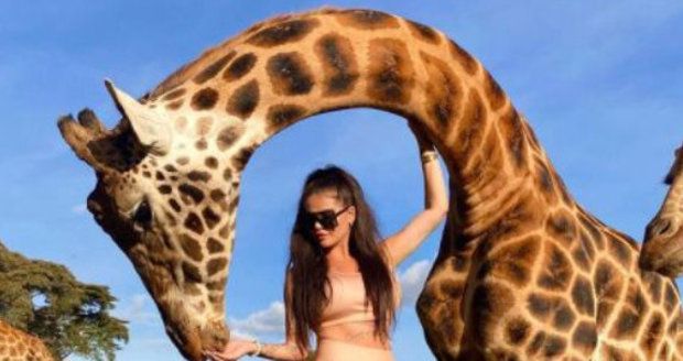 Zuzana Plačková se ubytovala v proslulém Žirafím panství v Keni