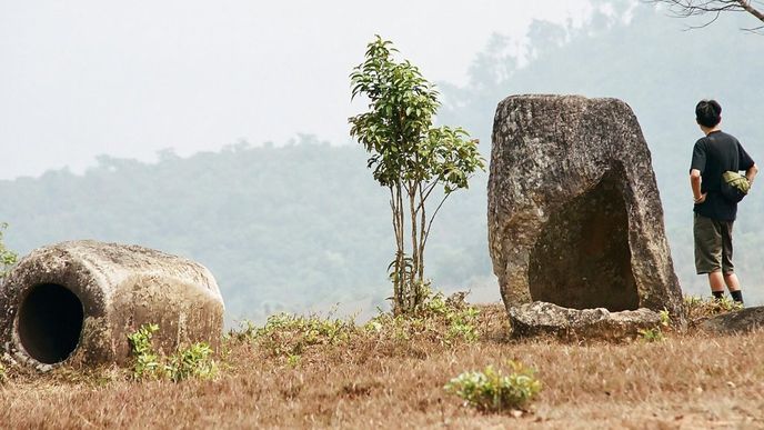 Planina džbánů v Laosu