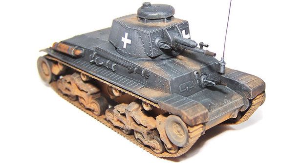 Plastikové modely 9: Tank Lt.35(t)