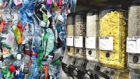 Nakupování bez obalu i nebezpečné dotáčení vody do PET lahví: Češi bojují s plasty