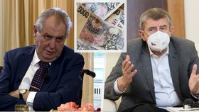 Prezident si na přídavek o 6 procent ze mzdy bude muset počkat, Babiš chce zmrazit platy politiků