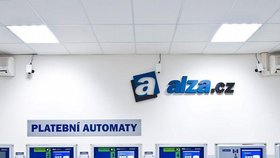 Platební automaty e-shopu Alza.cz