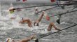 Plavci při dálkovém závodu na MS v Koreji