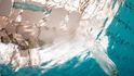 Fotografie podvodního světa, které zachycují siluety plavců